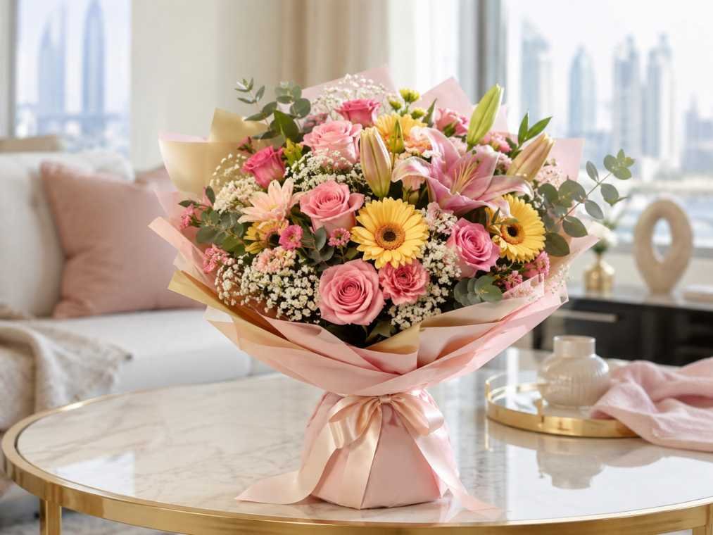 Best Colorful Flower Bouquet Dubai | Call Now 24/7