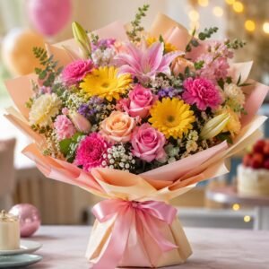 Sunshine Blush Celebration Bouquet